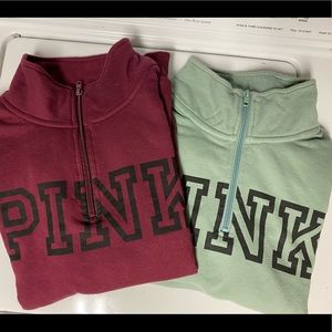 2 Pink sweatshirts size small